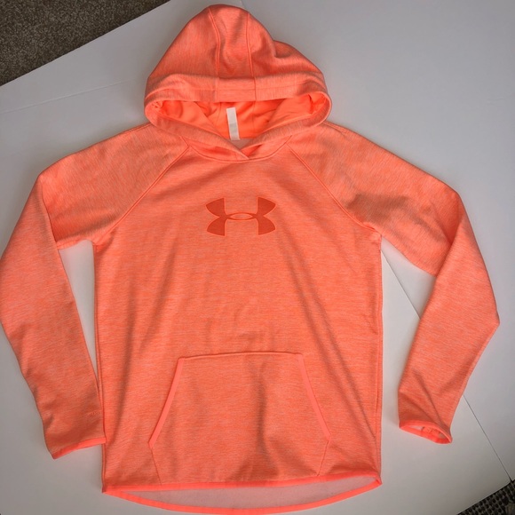 neon coral hoodie